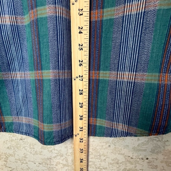 Vintage Mens Levis Plaid Button Down Shirt 90's Grunge - Picture 13 of 15